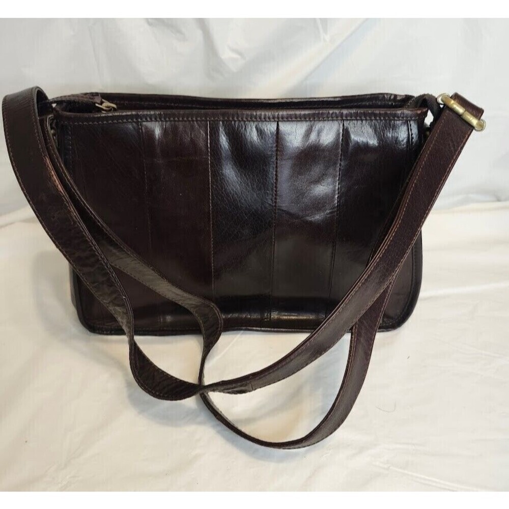 Tinnakeenly VTG Leather Crossbody Purse Brown